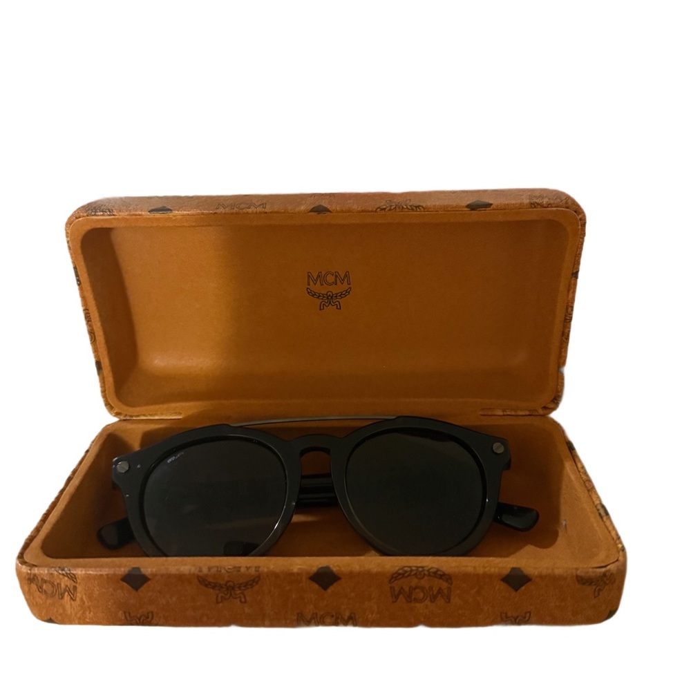 MCM Women’s 56mm Round Black Sunglasses